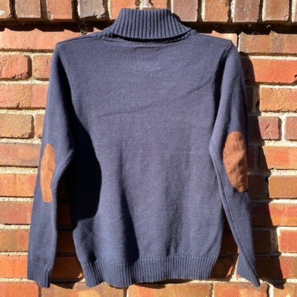Boy's Navy Sweater - Picture 5 of 5